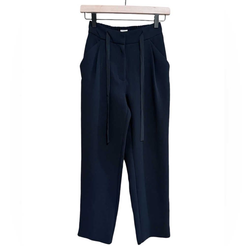 Aritzia- Wilfred | Black Tie Waist Dress Pants